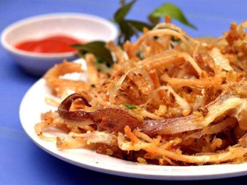 Khô mực chiên nước mắm