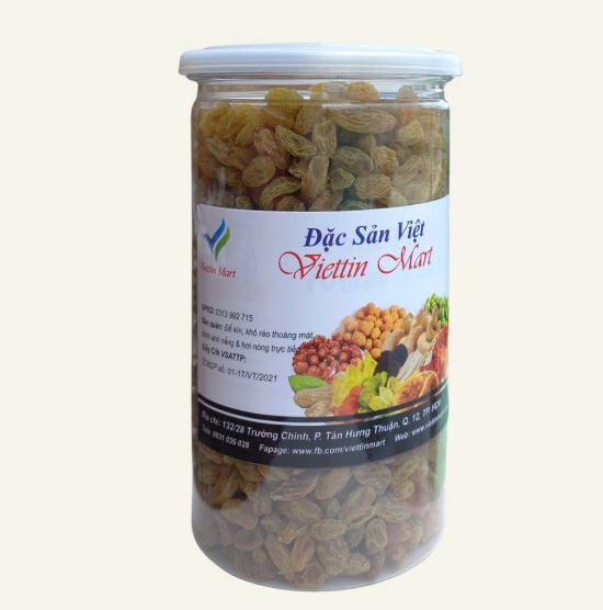 Nho sấy khô thơm ngon an toàn thực phẩm