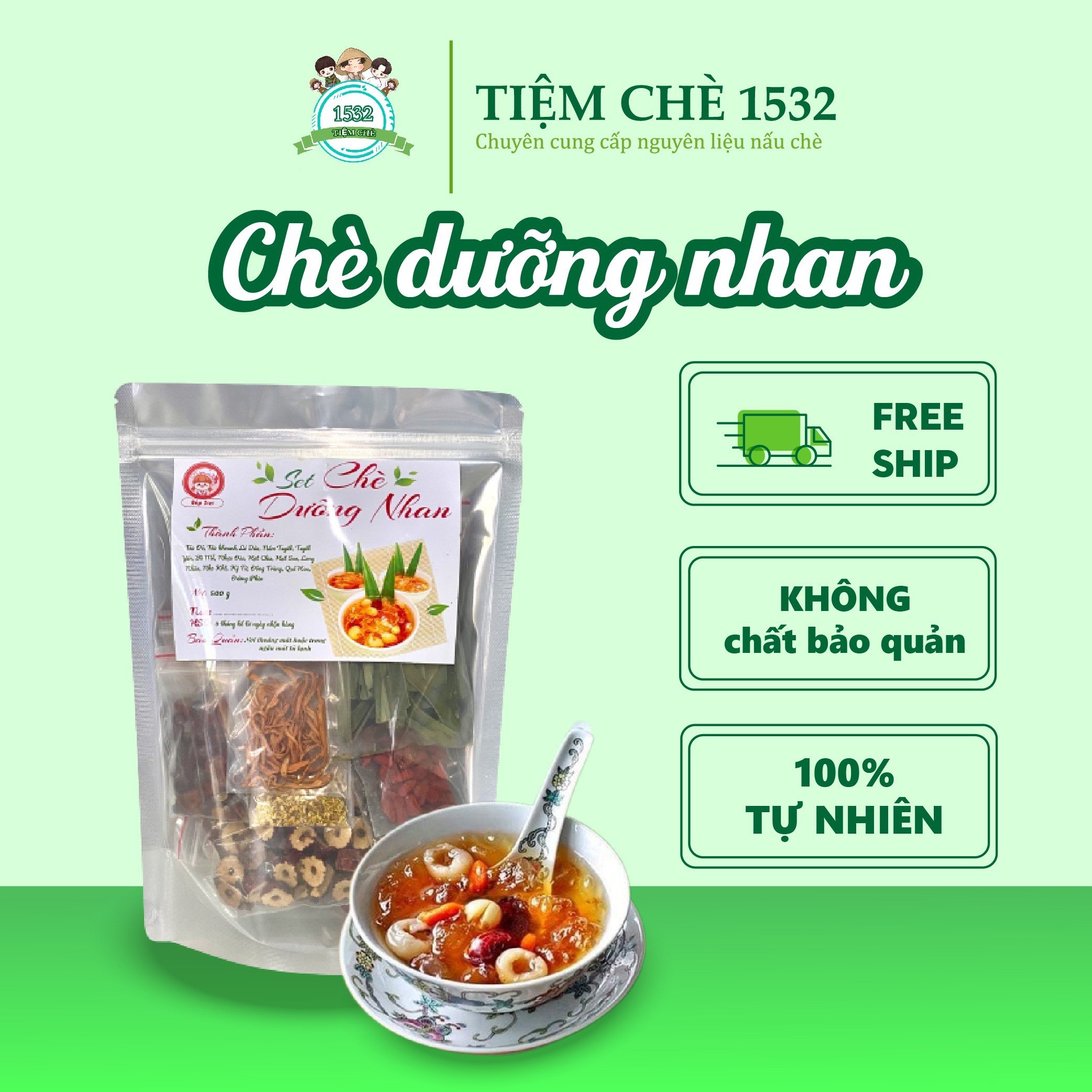 Chè dưỡng nhan 1532 loại 500gr