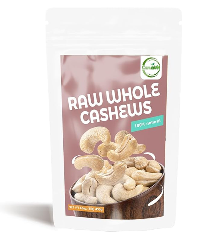 Raw Whole Cashews (Hạt Điều Nguyên Hạt)