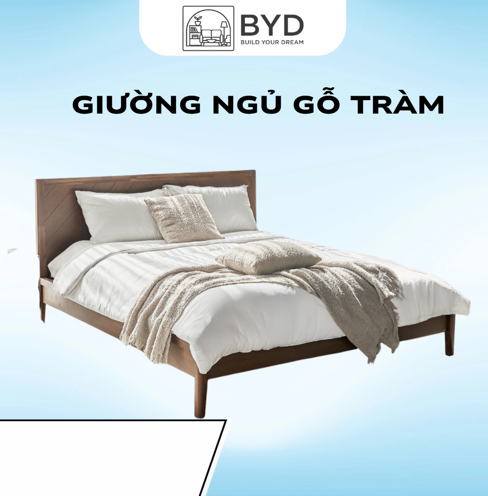 Giường Ngủ Gỗ Tràm HOBRO