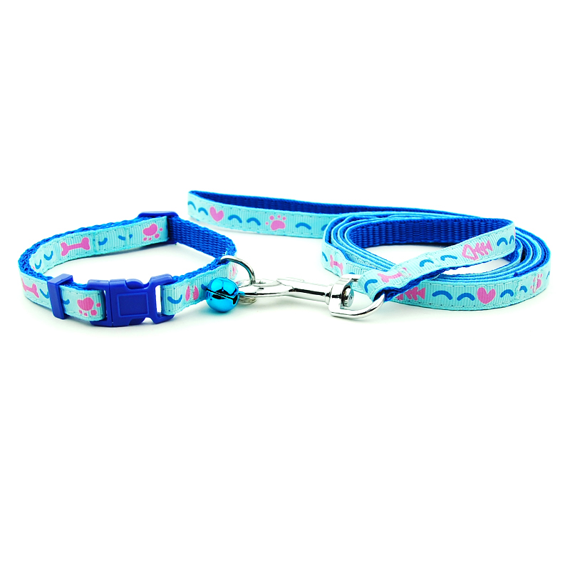 Vòng cổ chó mèo kèm dây dắt cỡ bé HAND IN HAND