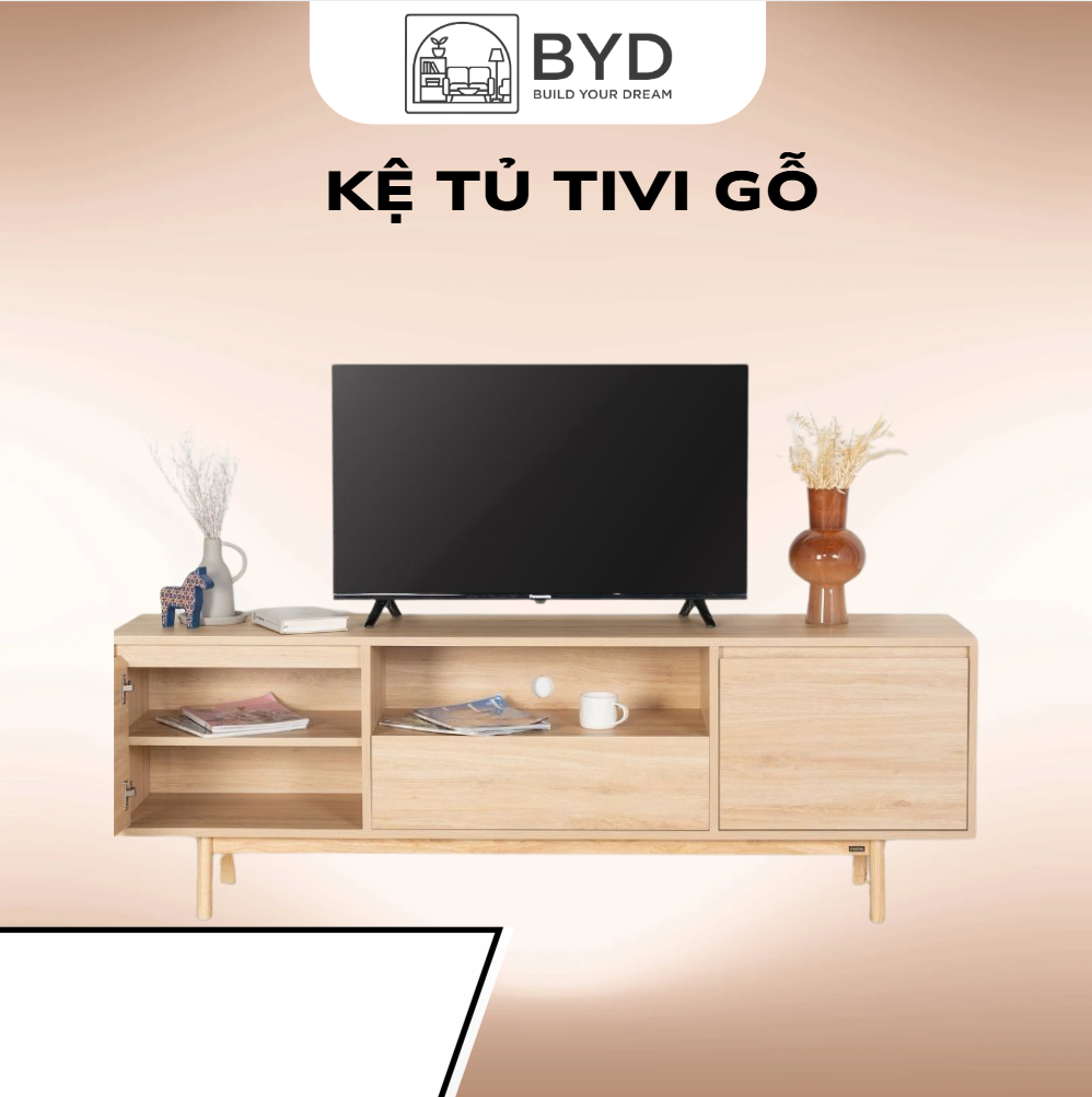Kệ Tủ TiVi Gỗ