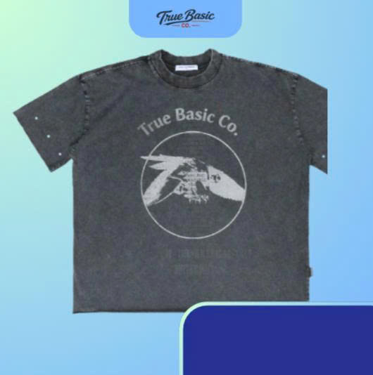 Jet American Wash Tee | TRUE BASIC CO.