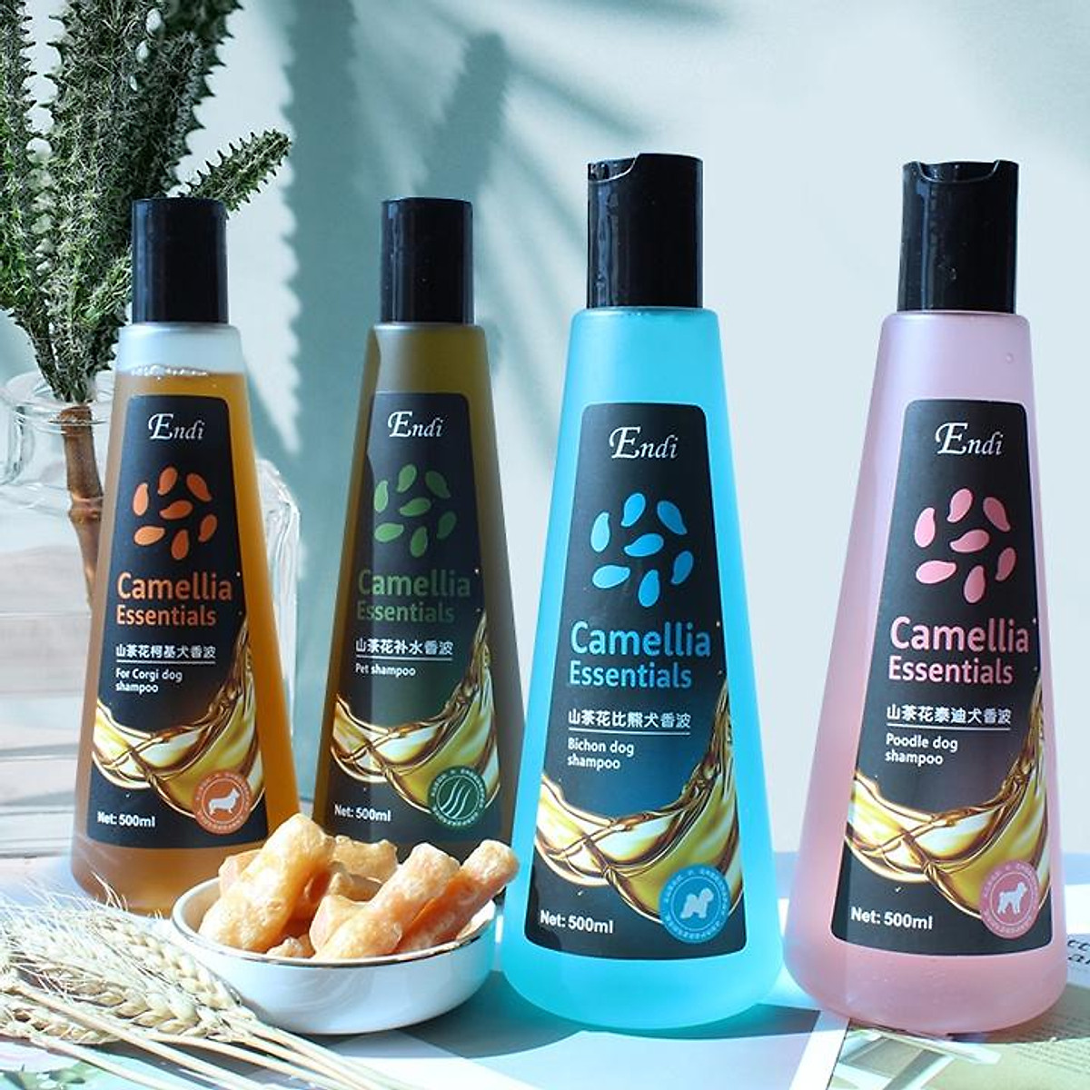 Sữa Tắm Hoa Trà Dành Cho Chó Mèo Camellia 500ml