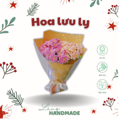 Hoa lưu ly len – Làng handmade
