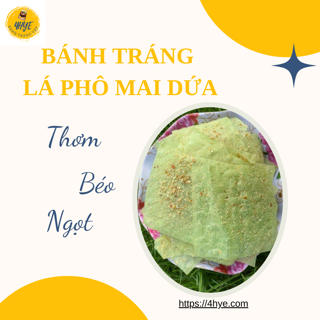 Báng tráng lá Phô Mai Dứa