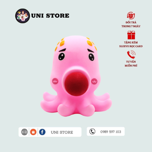 Thú Bắn Banh - Đồ Chơi Khác - Hình Bạch Tuộc