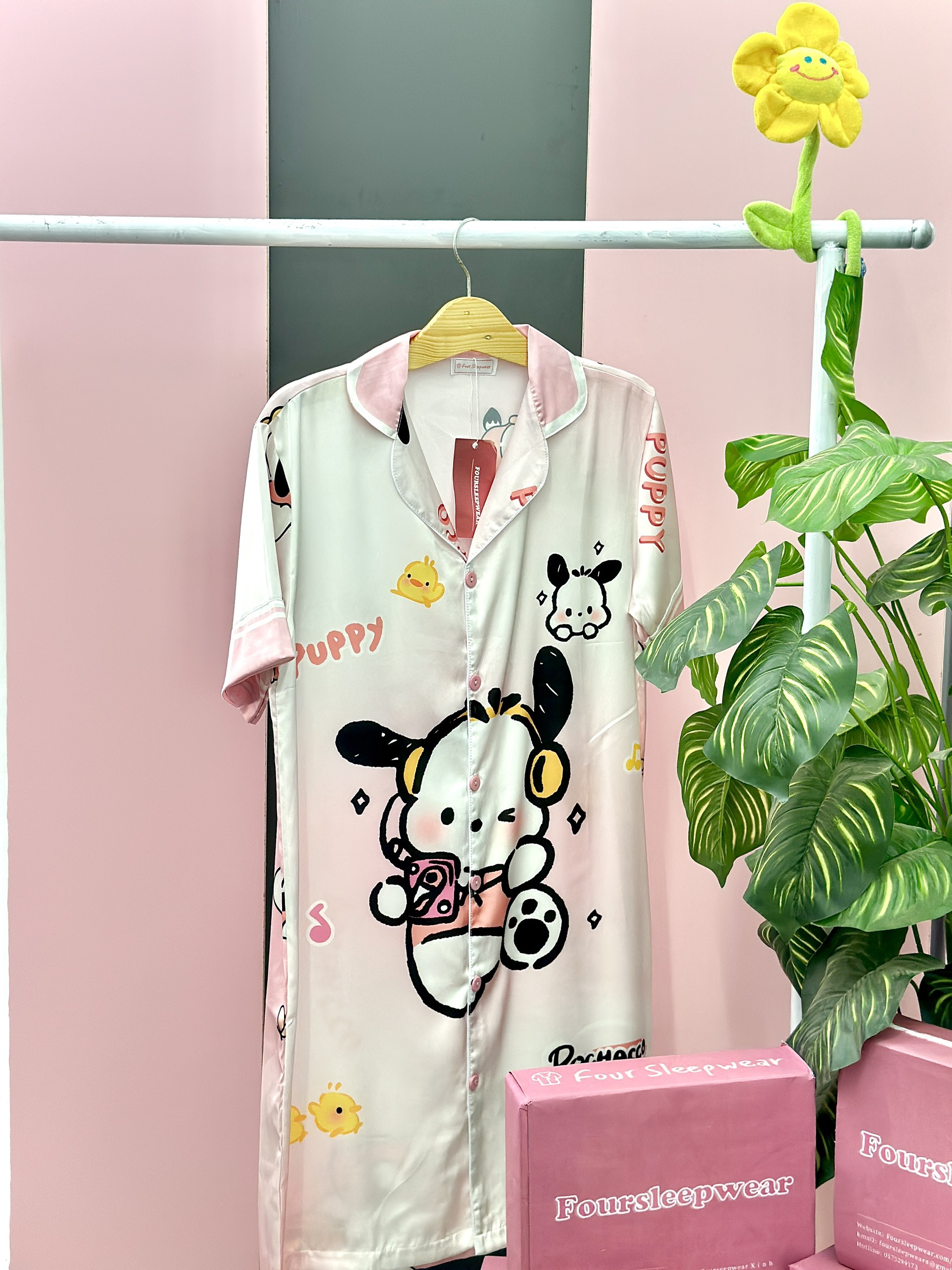 VÁY NGỦ PIJAMA HOẠT HÌNH