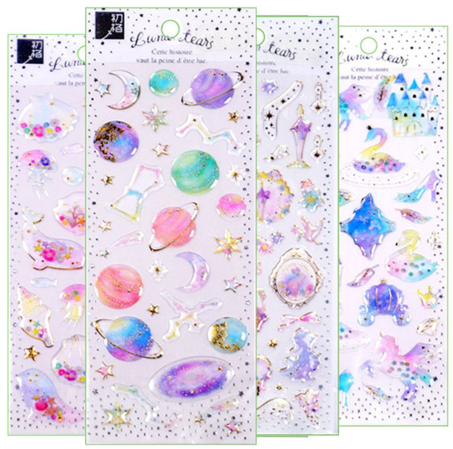 Sticker Trang trí Ốp lưng, Điện thoại, Album Ảnh, Sổ tay BerryGreenCaseN