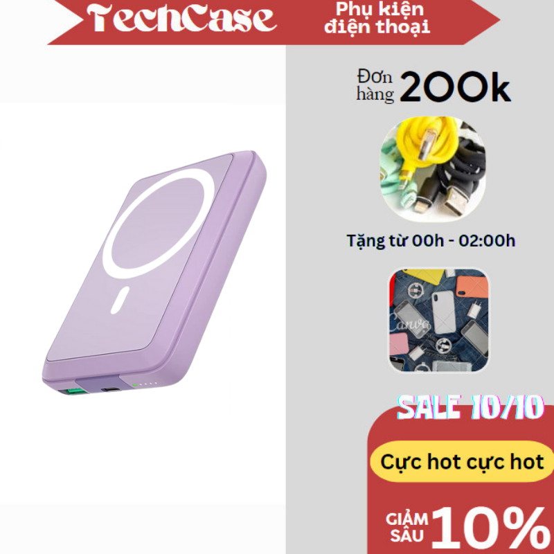 Sạc dự phòng Techcase