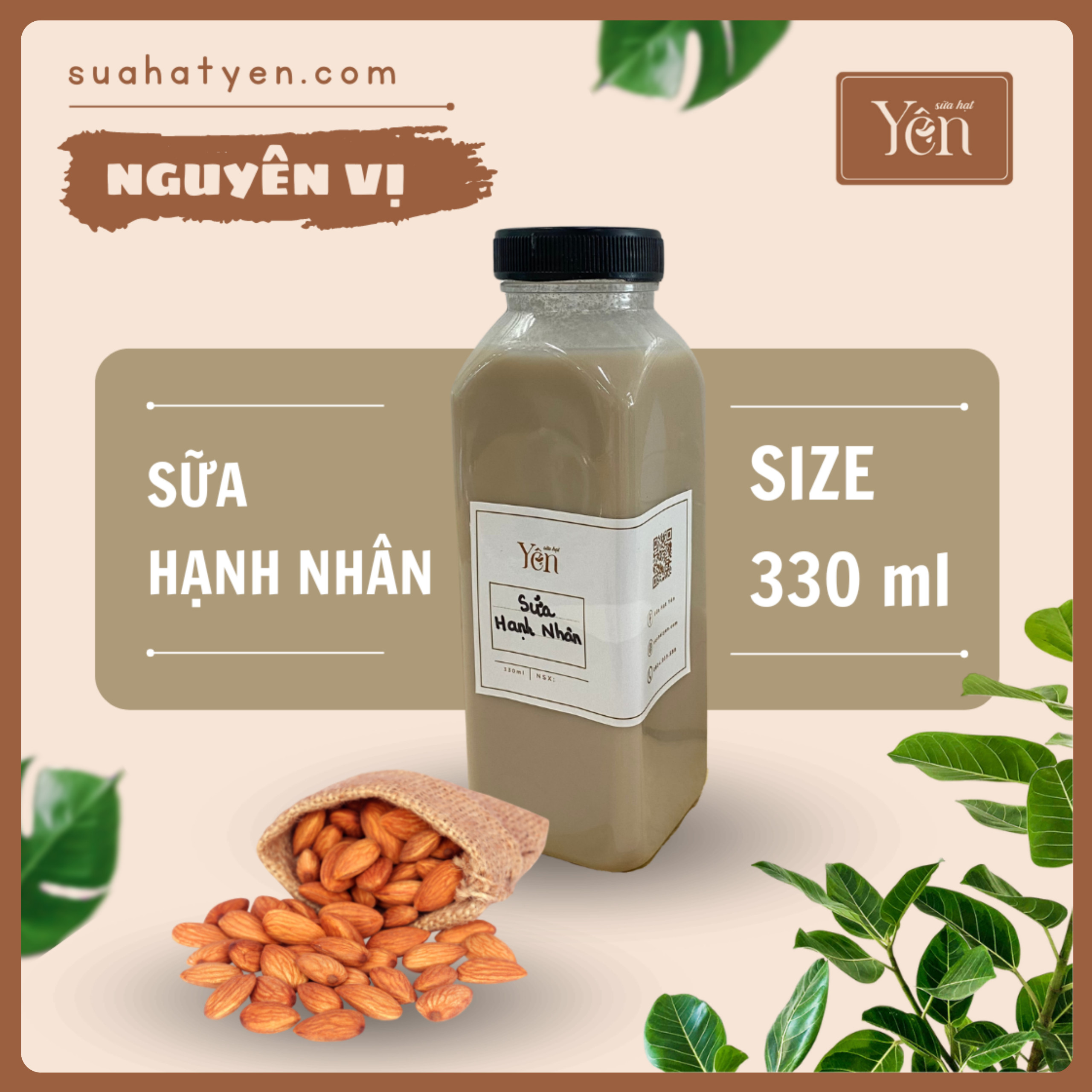 Sữa Hạnh Nhân Nguyên Vị
