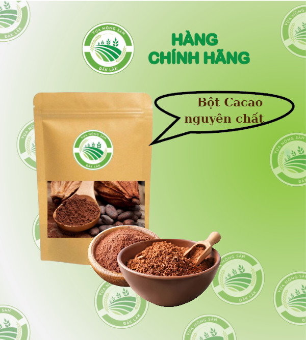 Bột cacao nguyên chất 100% từ Vựa nông sản Đăk Lăk không pha trộn