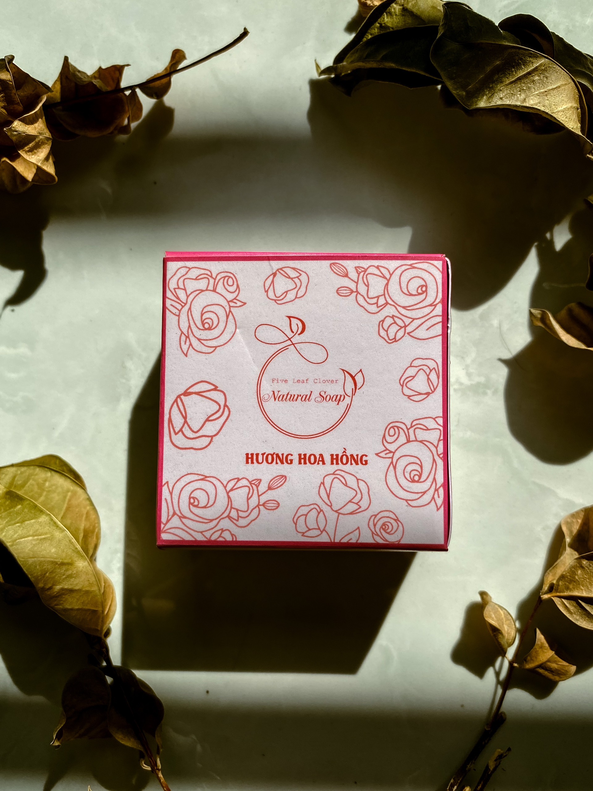 Natural Soap hương hoa hồng