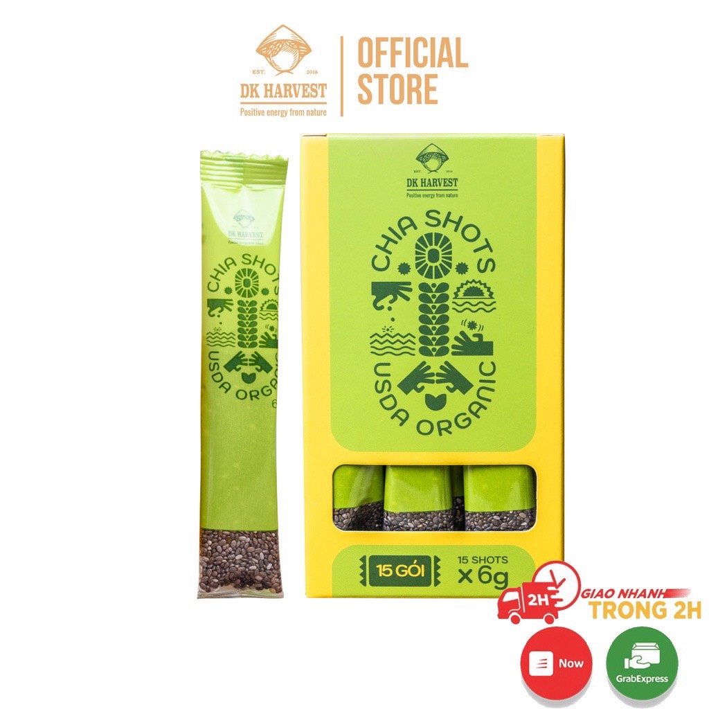 Hạt Chia Shot Organic (1 hộp 15 shot)