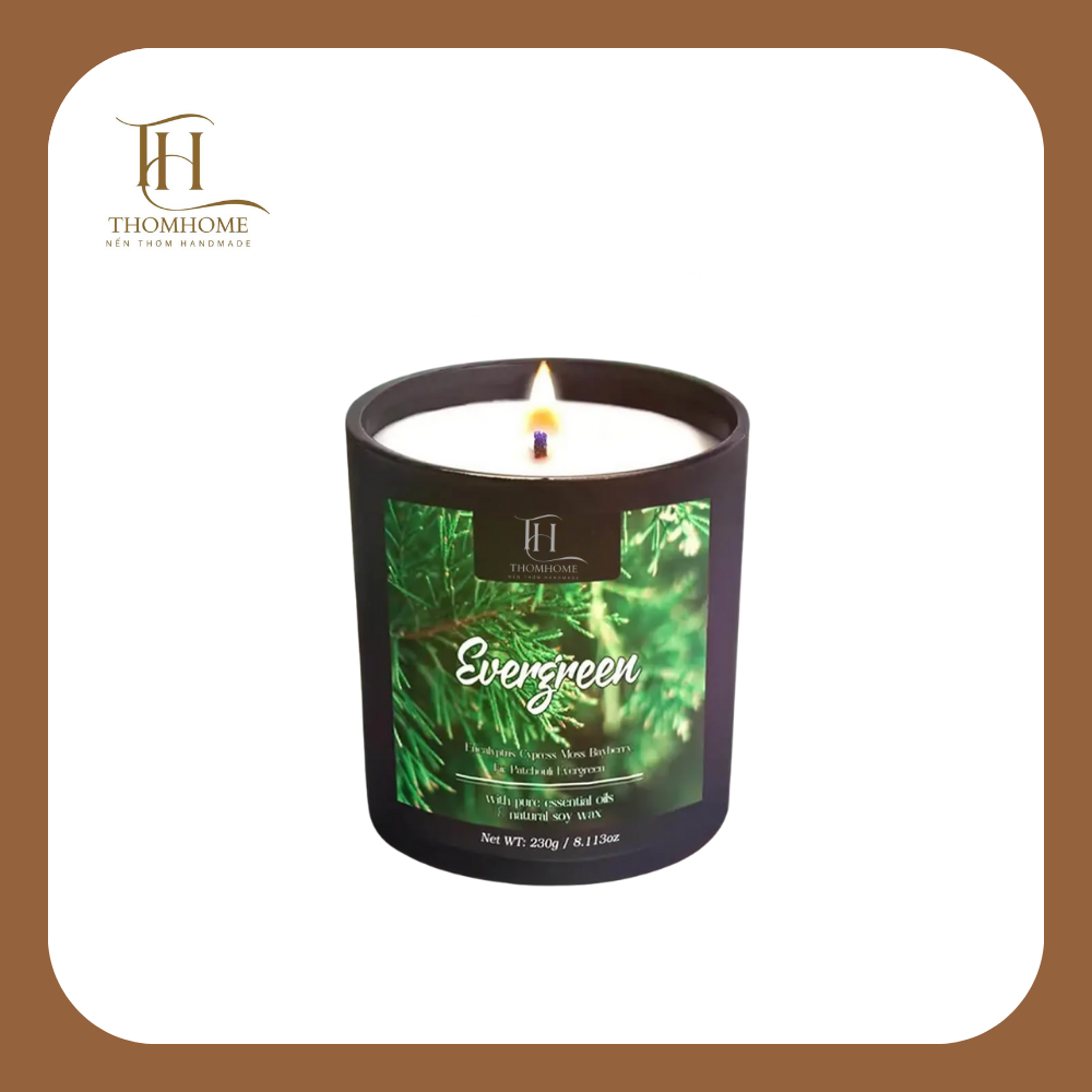 Signature Scented Candle – Evergreen 100gram
