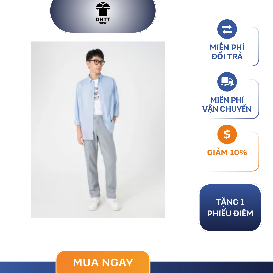 Quần dài nam dáng suông