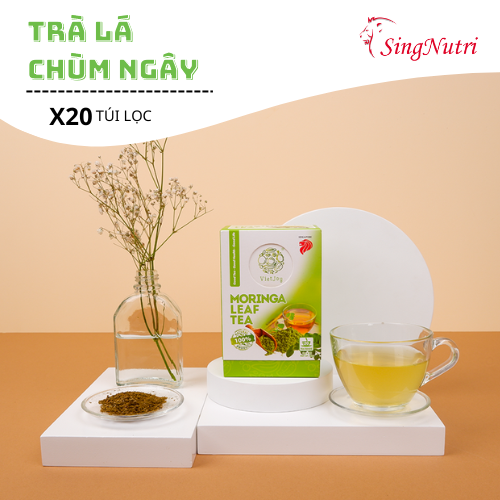 TRÀ LÁ CHÙM NGÂY TÚI LỌC HỘP 40G/20 túi lọc Sing Nutri