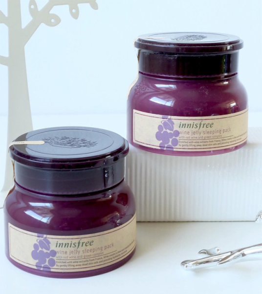 Mặt Nạ Ngủ Innisfree Wine Jelly Sleeping Pack