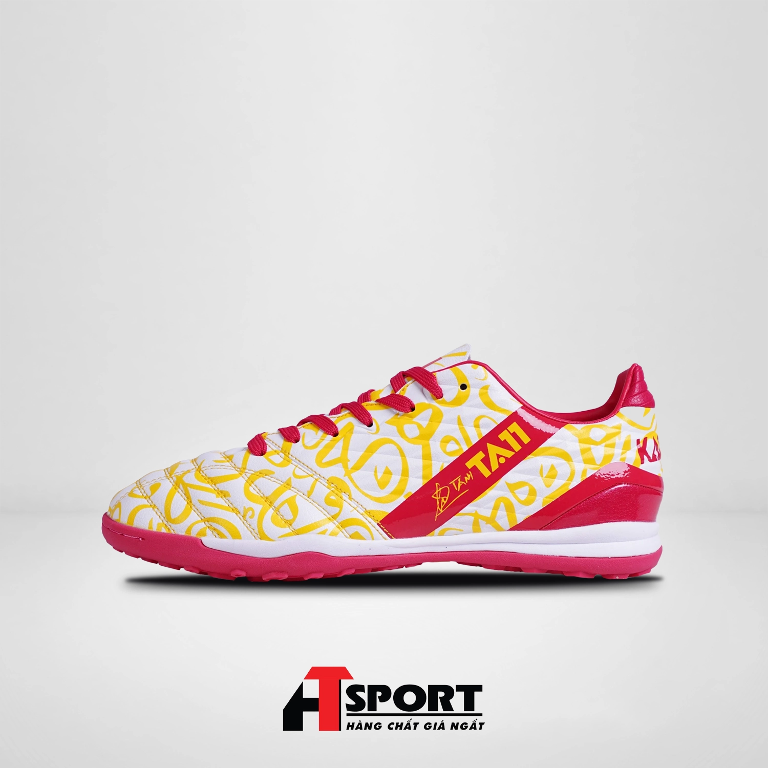 KAMITO SÂN CỎ NHÂN TẠO TA11 TF WONCUP - TRẮNG/VÀNG/ĐỎ - KMA221052