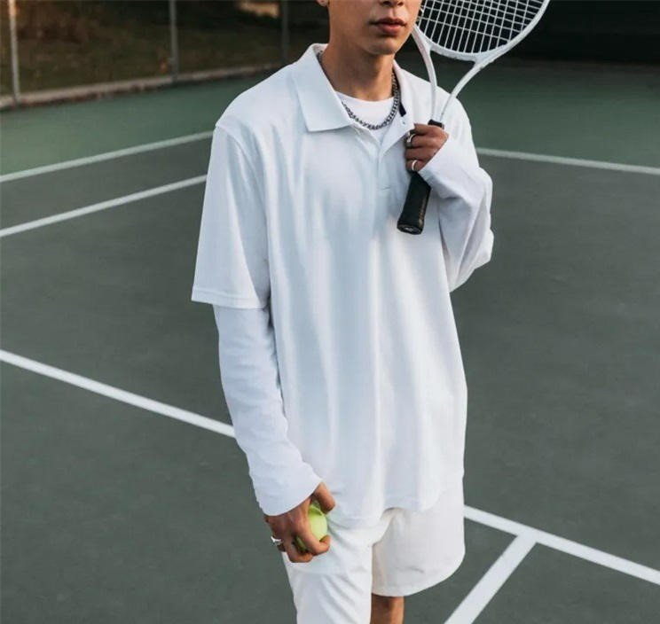 Áo Polo Trắng The Dino5 dành cho nam trend 2022