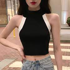 Fortee Áo Sát Nách Cổ Yếm Siêu Xinh