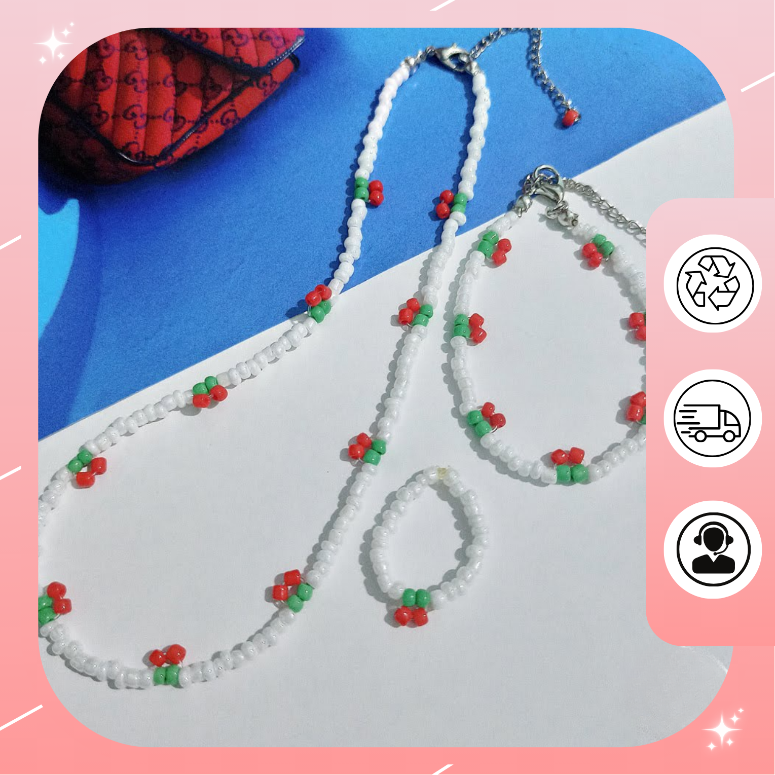 Vòng tay cherry Vibe Handmade