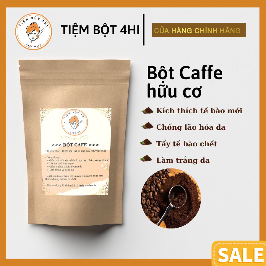 Bột Cà Phê hữu cơ Tiệm Bột 4Hi