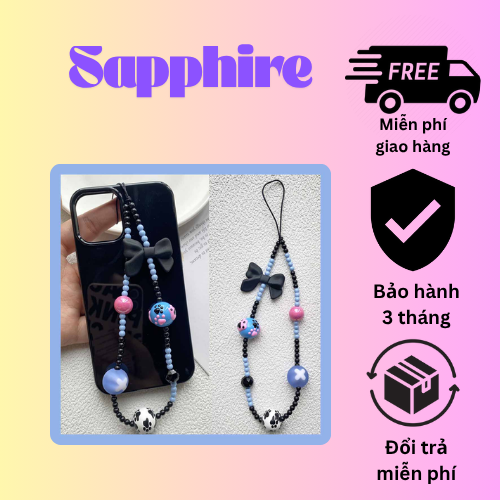 Ốp Lưng + Dây Đeo Điện Thoại Vòng Nơ- Phụ Kiện Điện Thoại