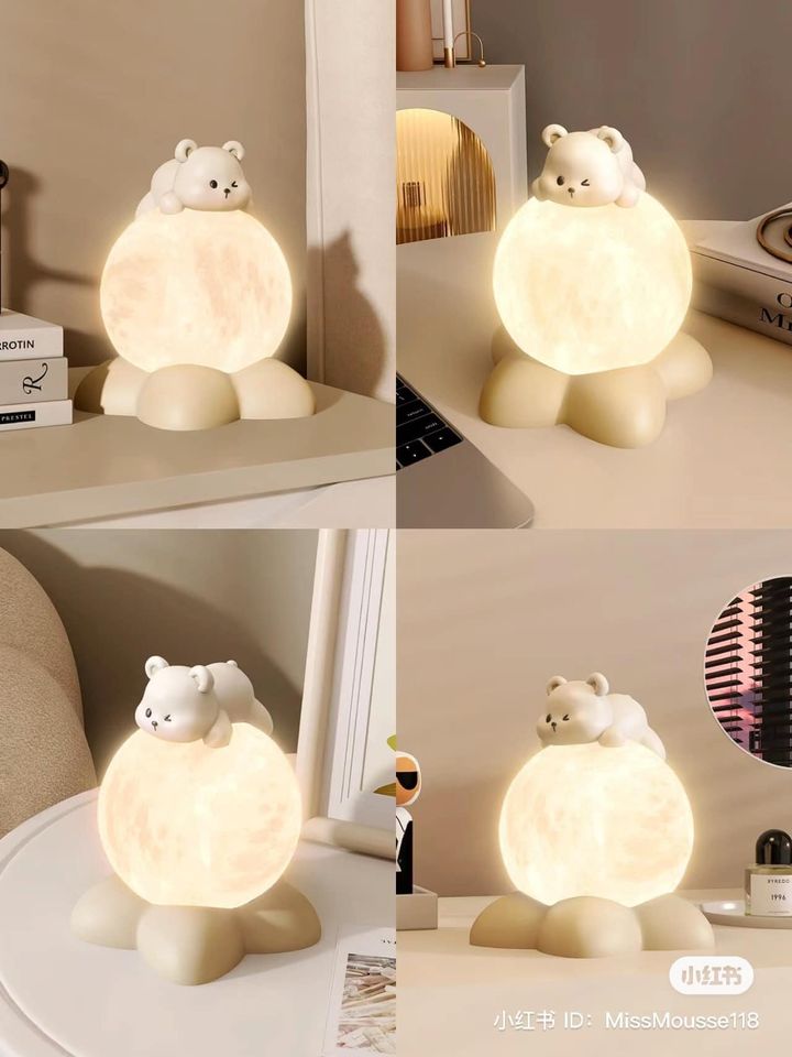 Đèn ngủ mặt trăng 3D