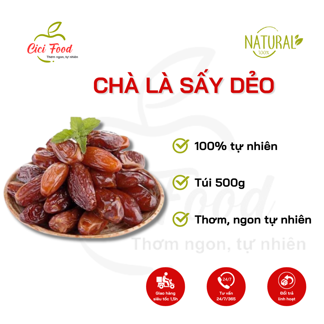 Chà Là Sấy Dẻo