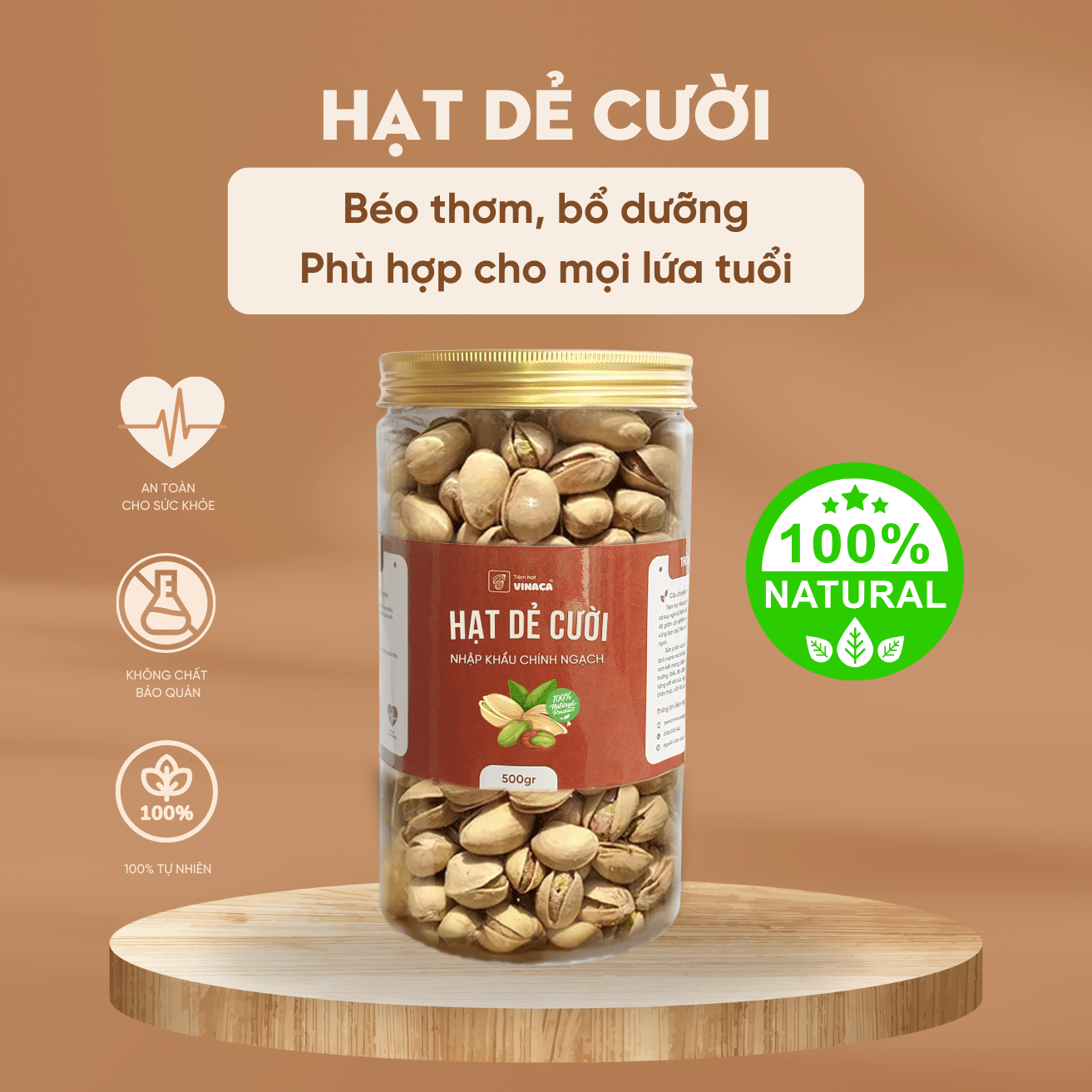 Hạt dẻ cười nhập khẩu chính ngạch Mỹ