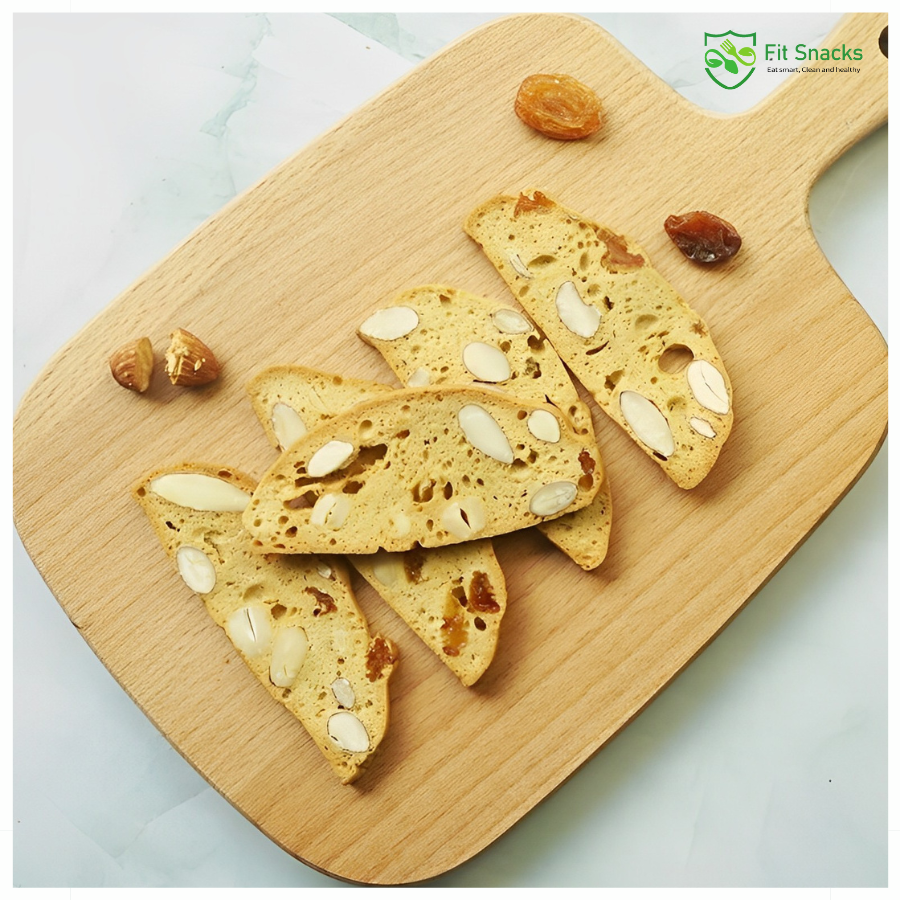 Bánh Biscotti vị vani - 500g | Fit Snacks