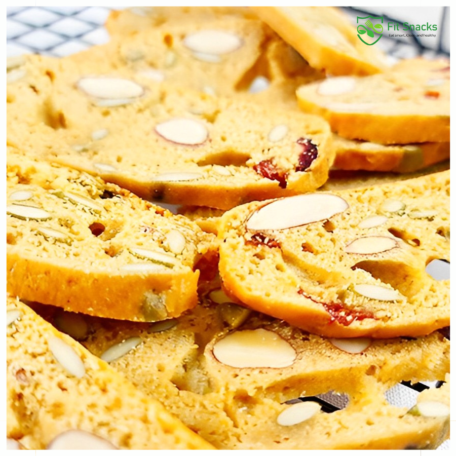 Bánh Biscotti vị vani - 250g | Fit Snacks