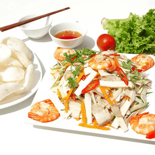 Gỏi củ hủ dừa tôm thịt 1 phần 5 người ăn