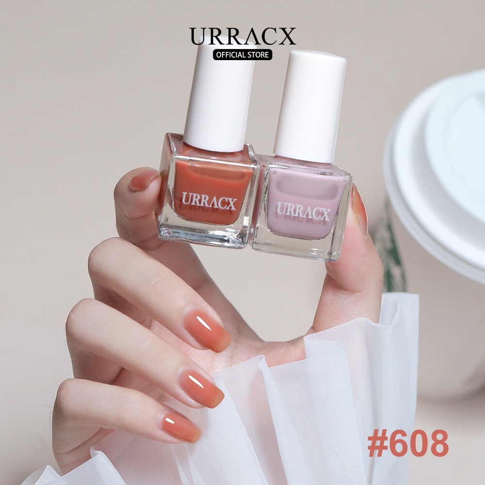 Sơn móng tay thạch bóng trong suốt 8ml #608