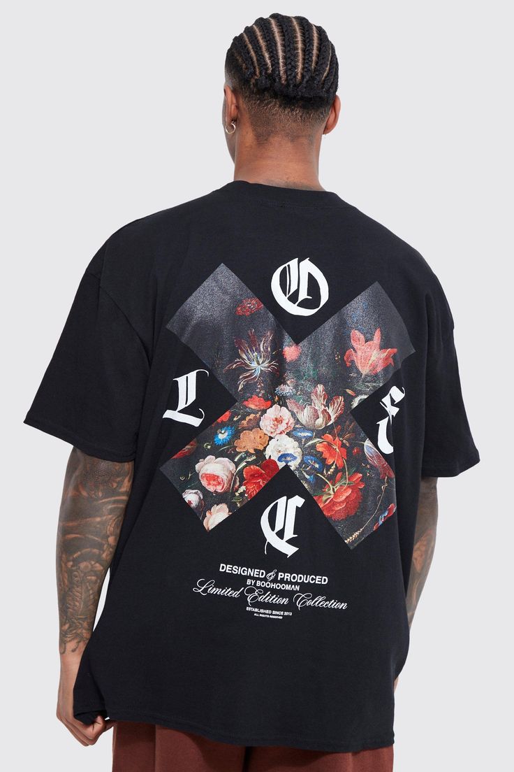 Unite Oversize Flower Graphic T-shirt