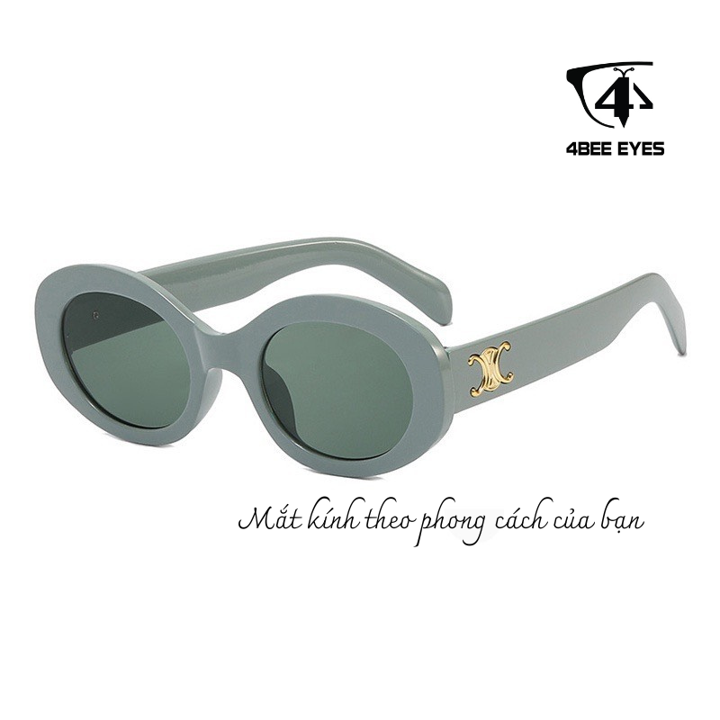 Kính râm dáng tròn hoạt tiết cổ điển sang trọng