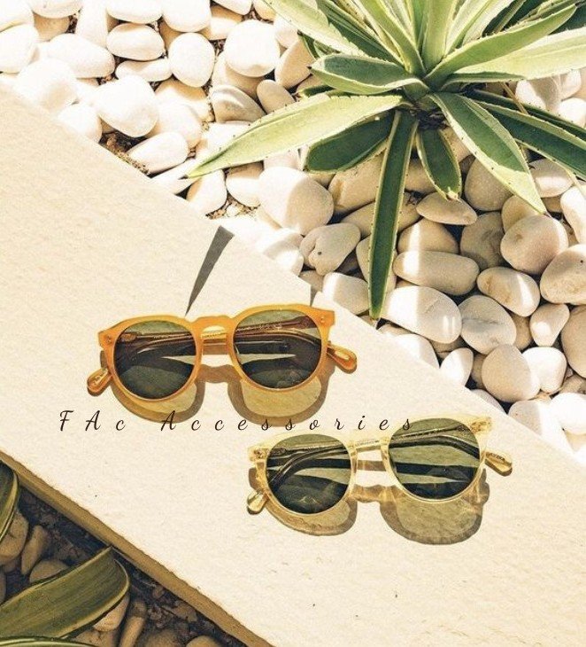 Mắt kính thời trang FAc gọng tròn Nam & Nữ