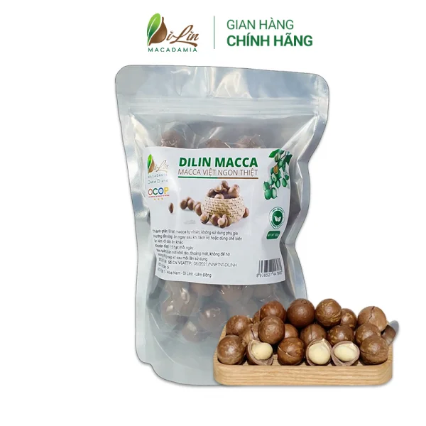 Hạt Macca sạch Lâm Đồng - Dạng túi