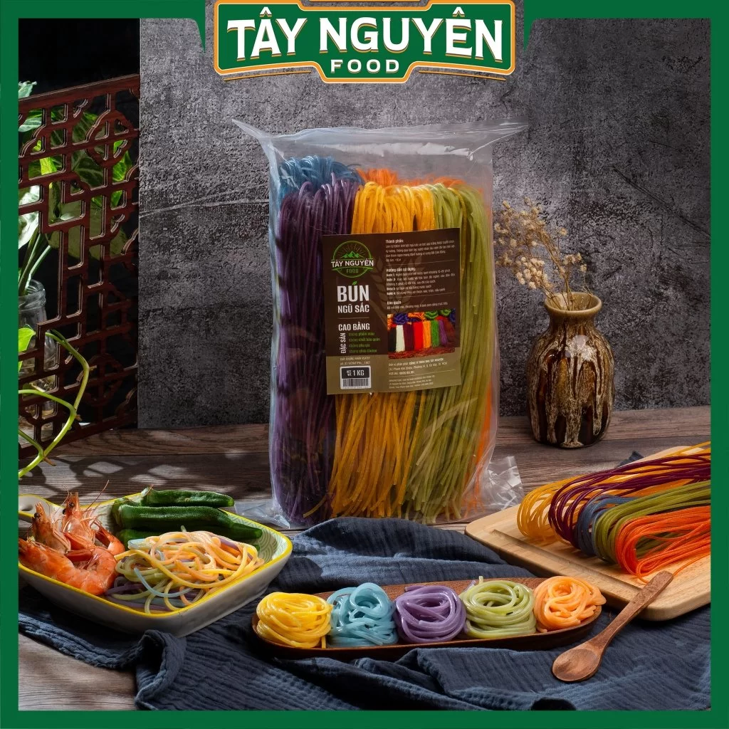 Bún rau củ ngũ sắc Tây Nguyên Food