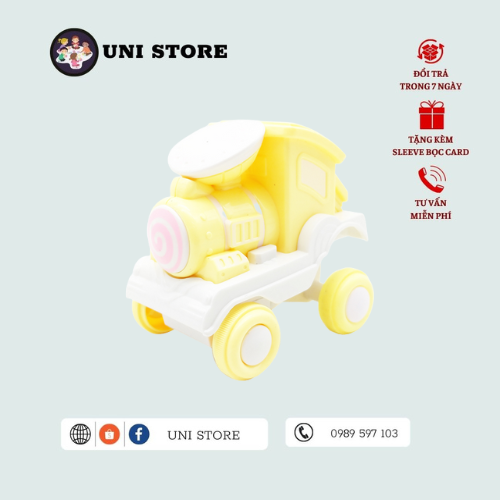 Tàu Hoả Nhào Lộn - Đồ Chơi - Màu Vàng