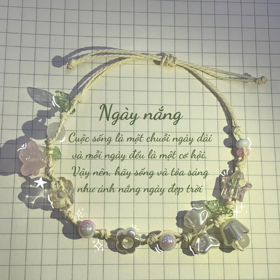 NGÀY NẮNG - VÒNG TAY HANDMADE