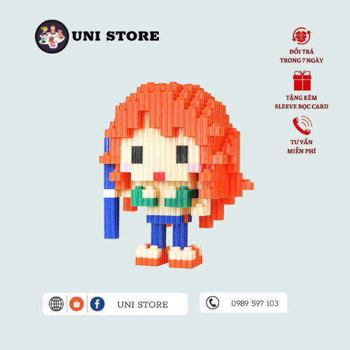 Nhân Vật One Piece - Đồ Chơi Mô Hình-  282 Mảnh Ghép