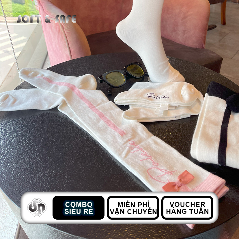 Tất cổ cao Hồng LM