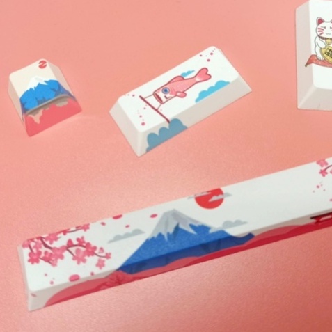 Bộ Hình Hoa Anh Đào Fuji CHERRY 4 Nút Bàn Phím Cơ