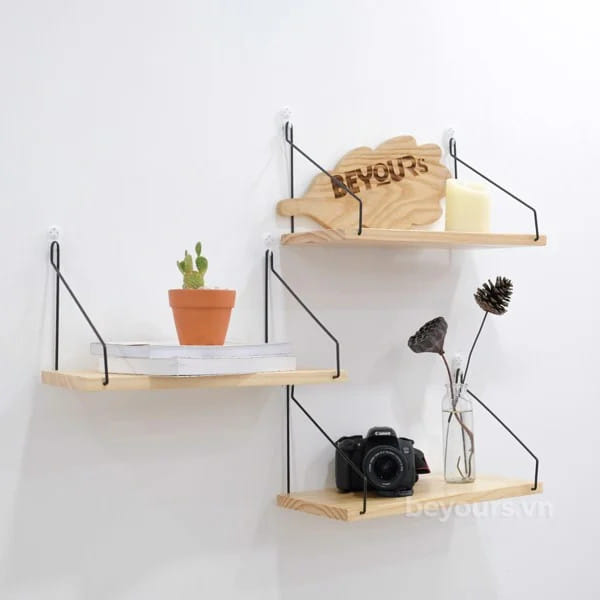 Kệ gỗ treo tường
