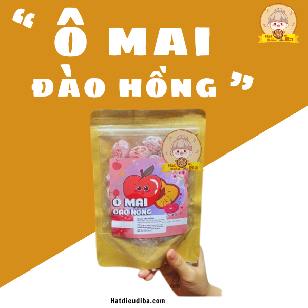 Ô mai đào hồng – Hạt điều dì Ba