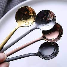 Muỗng, thìa inox cafe 304 đầu tròn, pha cà phê