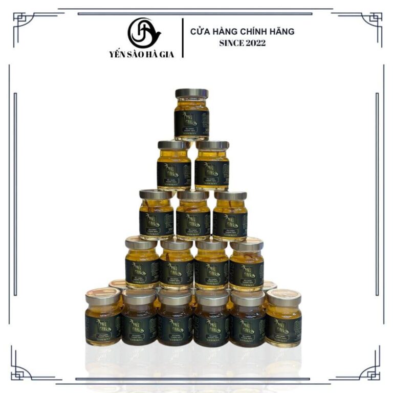 Set 10 hũ yến chưng sẵn 35% sợi